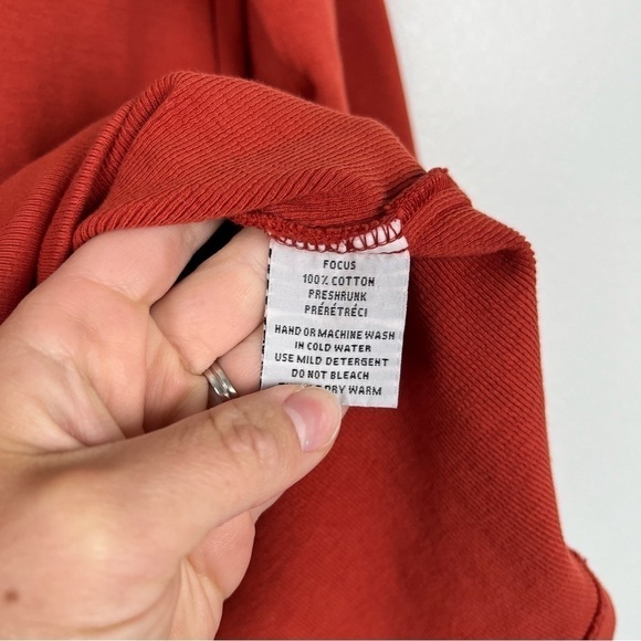 FOCUS Casual Life Mock Neck Long Sleeve Tee Sz L - Picture 4 of 6